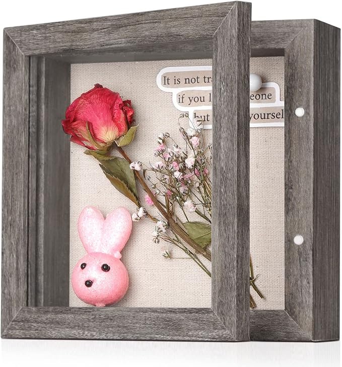 5x5 Small Shadow Box Frame by Califortree