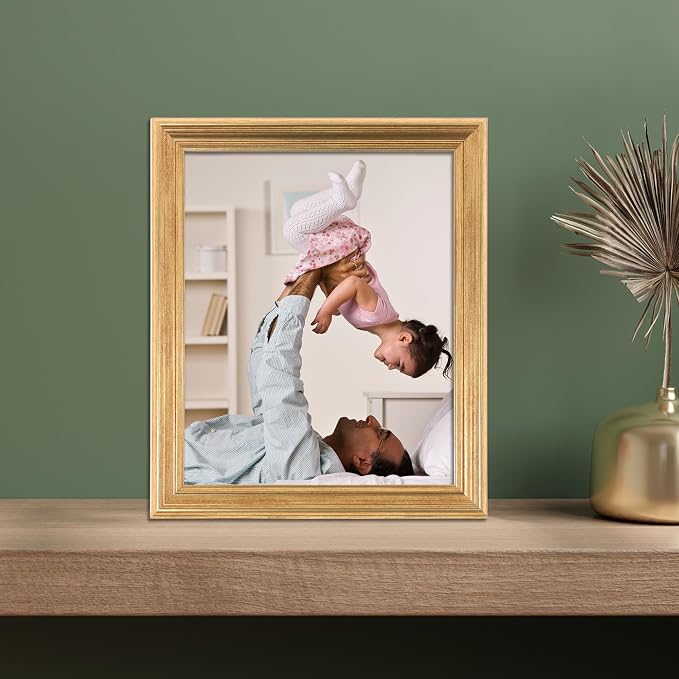 Lawrence Frames 536280 Sutter Gold 8x10 Picture Frame - Image 2