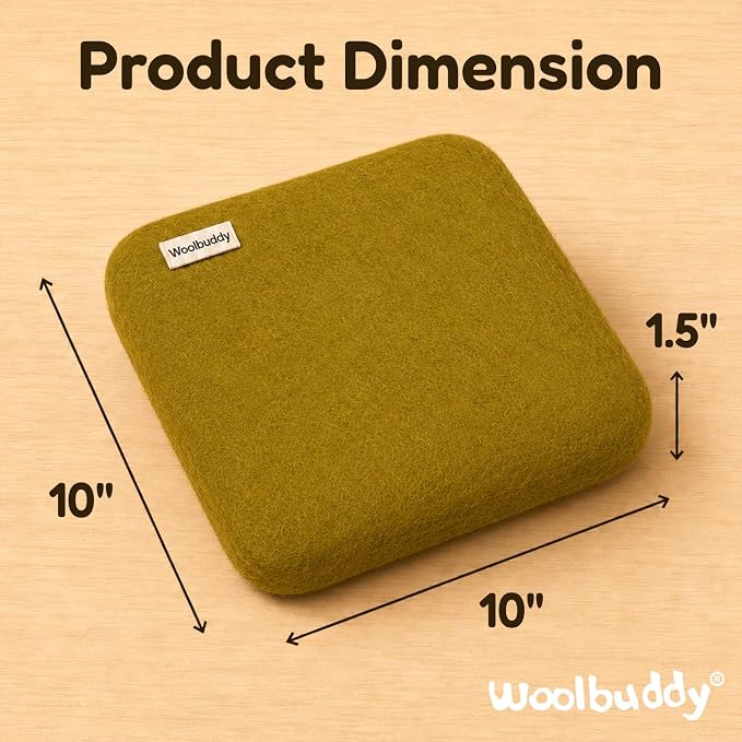 Woolbuddy Wool Felting Pad 10 x 10 x 1.5 Inch, Durable Needle Felting Mat - Image 3
