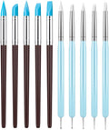 Clatoon 10Pcs Silicone Clay Sculpting Tool, Modeling Dotting Tool & Pottery by Clatoon