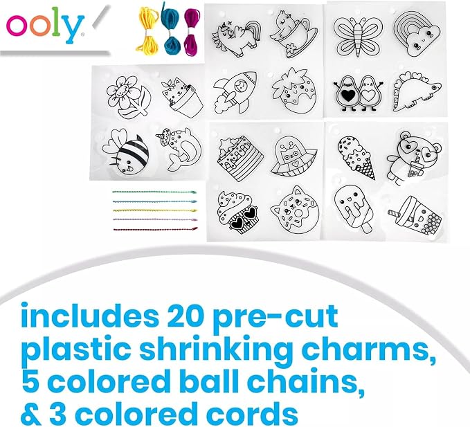 Ooly 28 PC DIY Shrinking Art Kit - Image 2