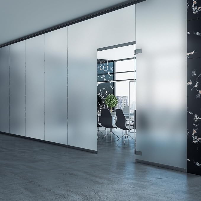 HIDBEA Frosted Window Privacy Film Non-Adhesive, Reusable Window Glass Films - Image 8