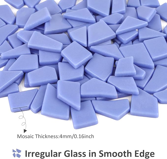 Youway Style Blue Glass Mosaic Tiles - Image 5