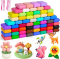 Ainiv Air Dry Clay Kit, 60 Colors DIY Model Magic Clay by Ainiv