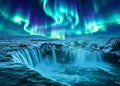 Aurora Waterfall Puzzles for Adults 1000 Pieces, Impossible Hard Challenging by FLYHOUR