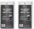 BCW Resealable Graded Card Sleeves | 200 Pack | Universal Fit by BCW
