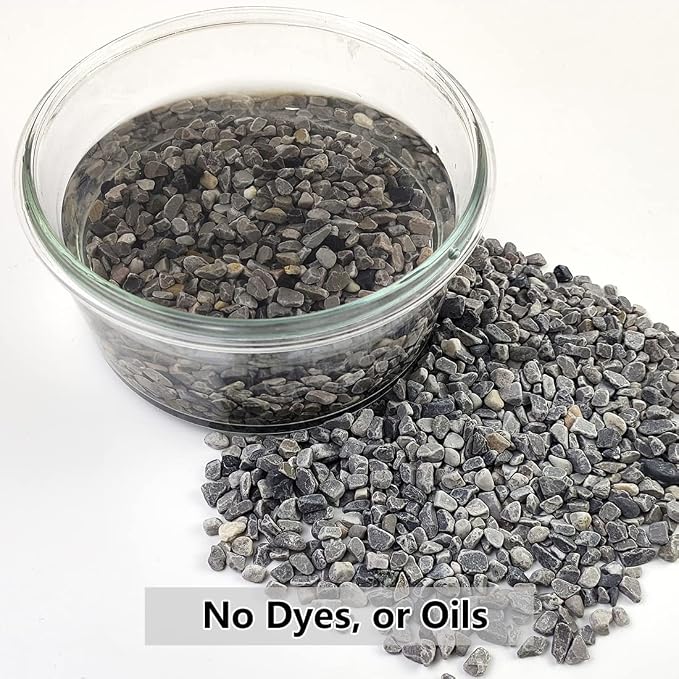 YISZM 5LB Succulent and Cactus Gravel Pebbles, 1/5 Inch Natural Decorative - Image 3