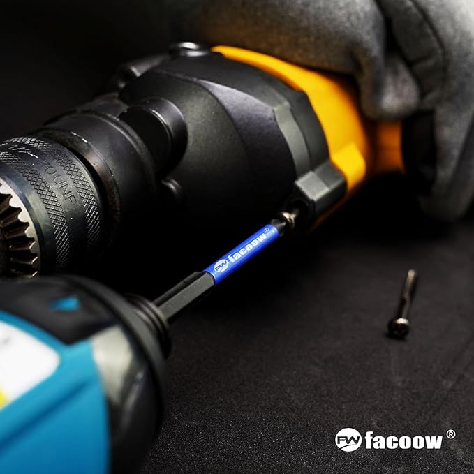 Phillips Impact Driver Bits, #1 Phillips Head Magnetic Screwdriver Bits Set, 1"-6“ S2 Alloy Steel Impact Bits, 1/4" Hex Shank Screwdriver Drill Bit, CNC Machined ph1 Impact Drill Bits,16 Pack