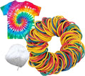 Rubber bands for tie dye projects craft project Design Assorted 200g by Unknown