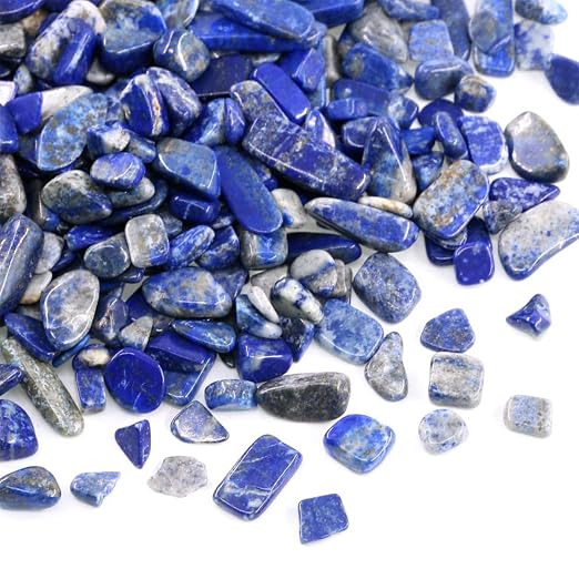 1 Lb Decorative Crystal Pebbles Irregular Shaped Lapis Lazuli Stones Small - Image 4