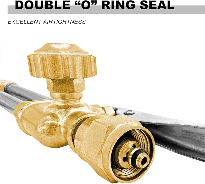 V-Type Medium Duty Oxyacetylene Cutting Torch - Compatible with CA1350 Cutting Attachment, 100FC Torch Handle, 3-101 Cutting Nozzle
