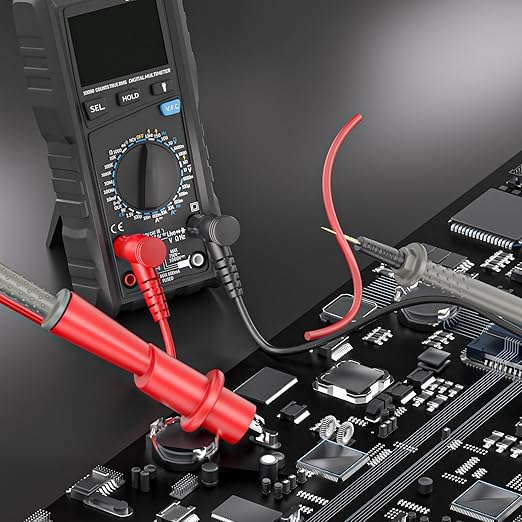 Goupchn Multimeter Test Leads Kit Banana Plug with Push On Alligator Clips Precision Sharp Probes Digital Electrical Test Probes 1000V 10A