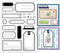 GLOBLELAND Label Clear Stamps Bookmark Silicone Clear Stamp Notes Transparent by GLOBLELAND
