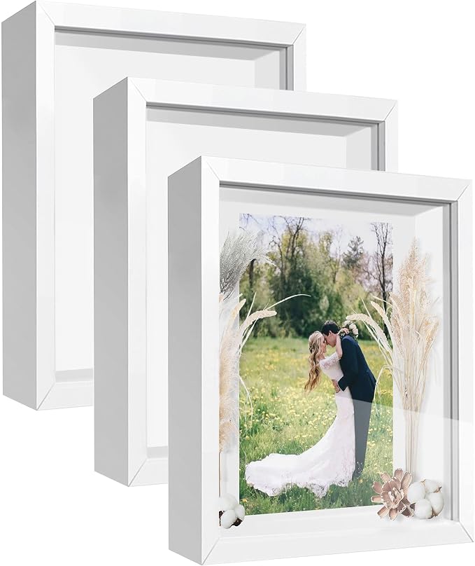 8.5x11 Shadow Box Frame Display Case by TOUYINGER