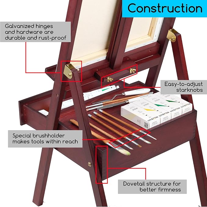 MEEDEN Studio H-Frame Easel - Image 4