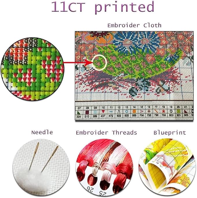 Halloween Stamped Cross Stitch Kits - Image 6