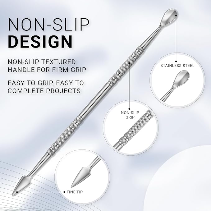 Honoson 10 Pcs Miniature Sculpting Tools Set Mini Stainless Steel Double-Headed - Image 3