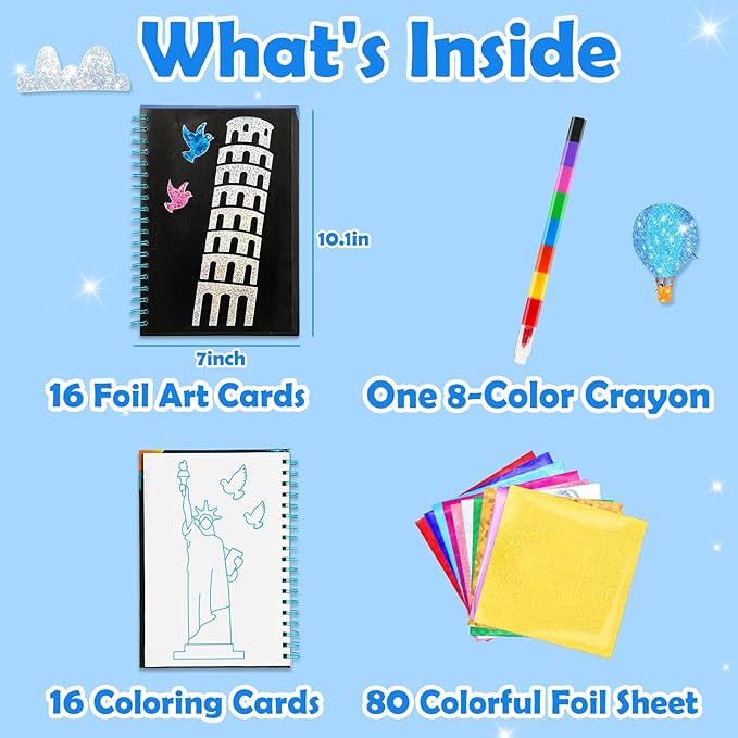 FUNNYB&G Mess-Free Foil Art Craft - Image 5