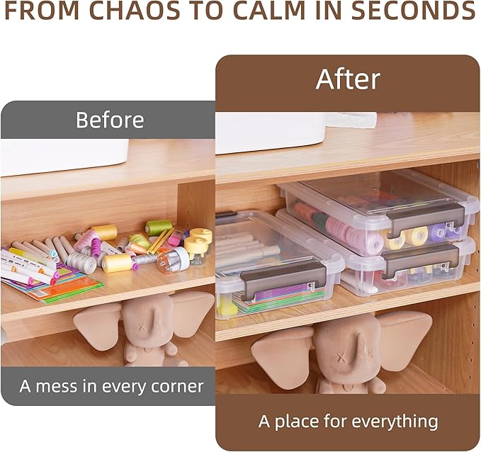 Citylife 3 PCS Plastic Storage Bins - Image 6