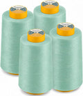AK Trading 4-Pack Mint Green All Purpose Sewing Thread Cones of High Tensile by Fabrics%7CEventDecor%7CCrafts%7CUpholsteryFoam