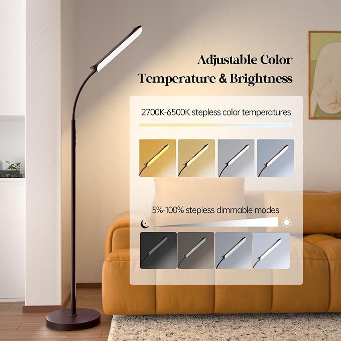 Aisutha LED Floor Lamp, 18W Super Bright Floor Lamp - Image 3