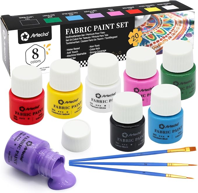 Artecho Fabric Paint Set by Artecho
