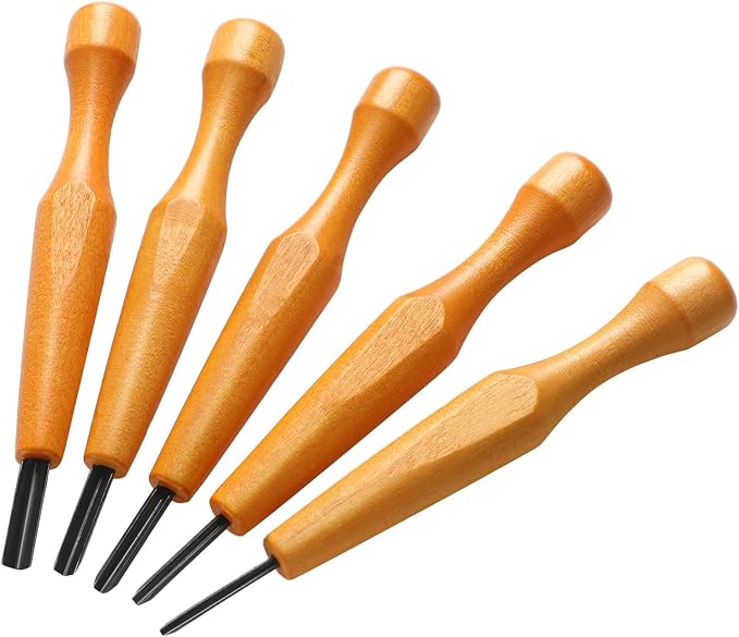 WILLBOND 5 Pcs Linocut Carving Tools Set by WILLBOND