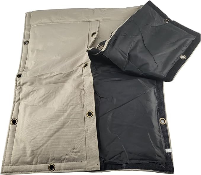 The Original Pipe Insulation Cover (5˚F) Winter Pipe Insulation (UV-Coated),Pump Cover, Sprinkler Irrigation Valve Cover, Backflow Preventer Freeze Protection (25W X 36H 4-Way)