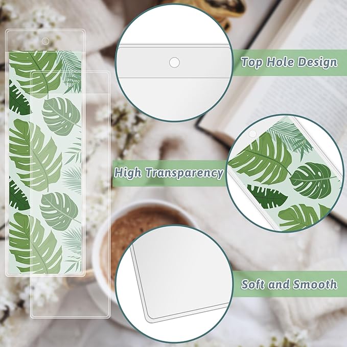 DSYIL 120 PCS Bookmark Sleeves Clear - Image 3