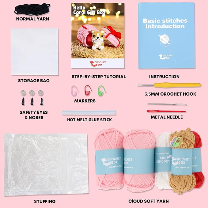 CrochetBox Crochet Kit for Beginners Adults - Image 3