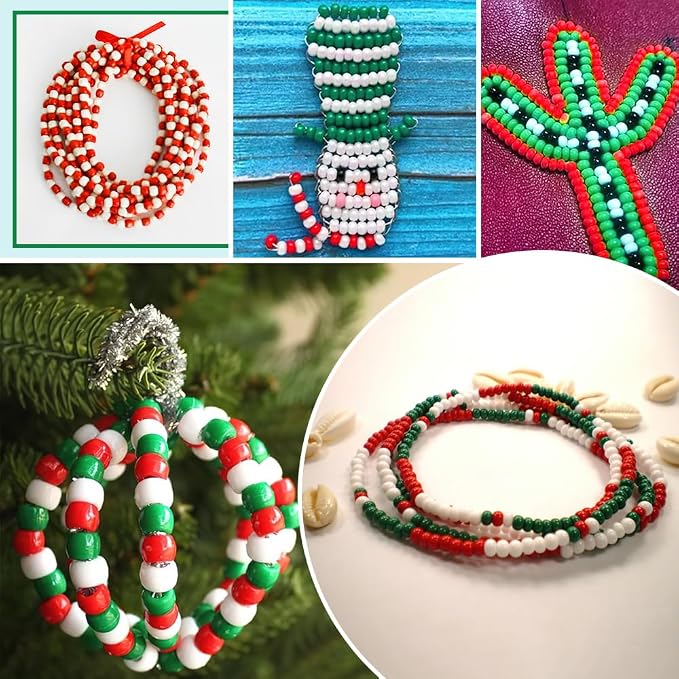 Pony Beads 4000 Pcs, Beads for Bracelets, Hair Beads, Beads for Jewelry Making - Image 7