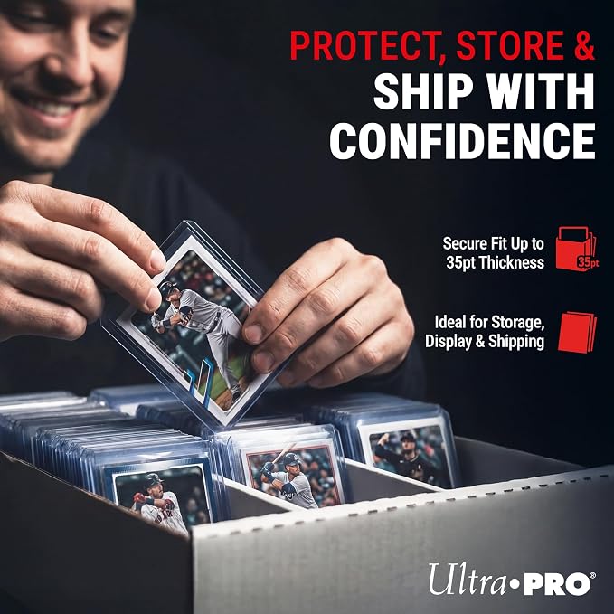 Ultra Pro Toploaders and Card Sleeves Bundle – 3" x 4" Clear Regular Toploaders - Image 4