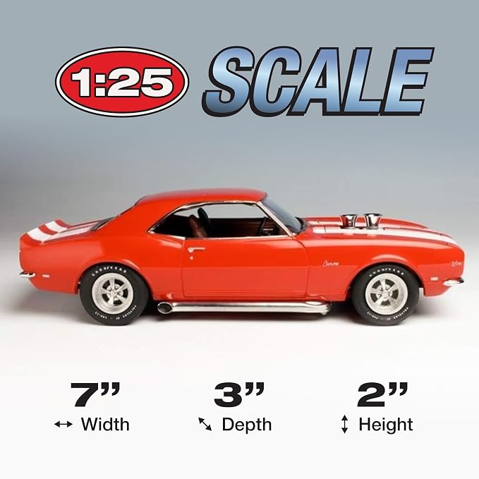AMT 1968 Chevy Camaro Z/28 1:25 Scale Model Kit - Image 4