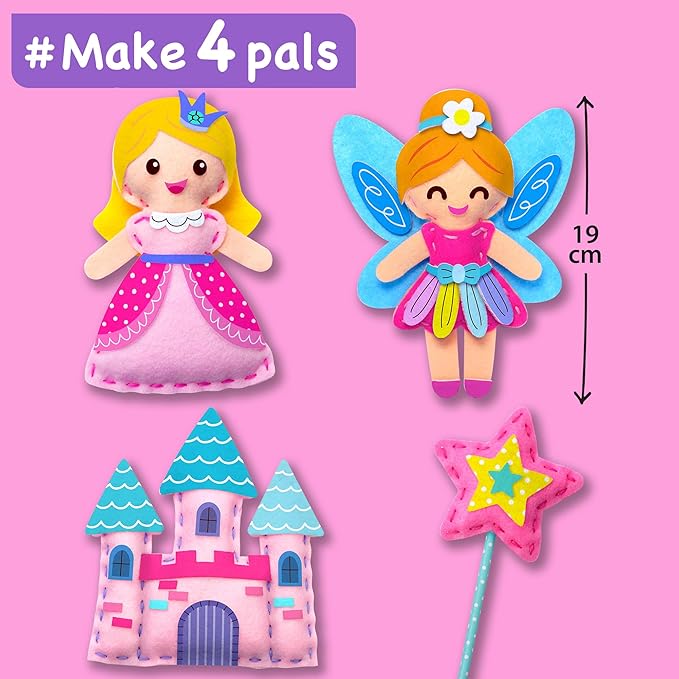 EZCRA Fairy Sewing Kit for Kids Ages 4-8 - Image 2