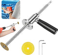 Inside Pipe Cutter for PVC Pipe with Diamond Grit Cutting Wheel and Handle, Fit for 1-1/2 Inch to 8 Inch,7 Inch Adjustable Cutting Depth,1/4in Hex Shank Fit for Impact Drivers