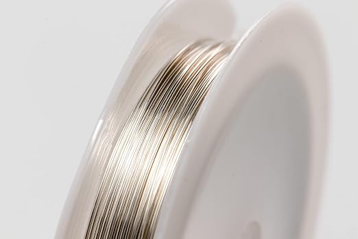 925 Sterling Silver Wire, 24 Gauge, Half Hard, 50FT by CRAFT WIRE | Sterling - Image 2