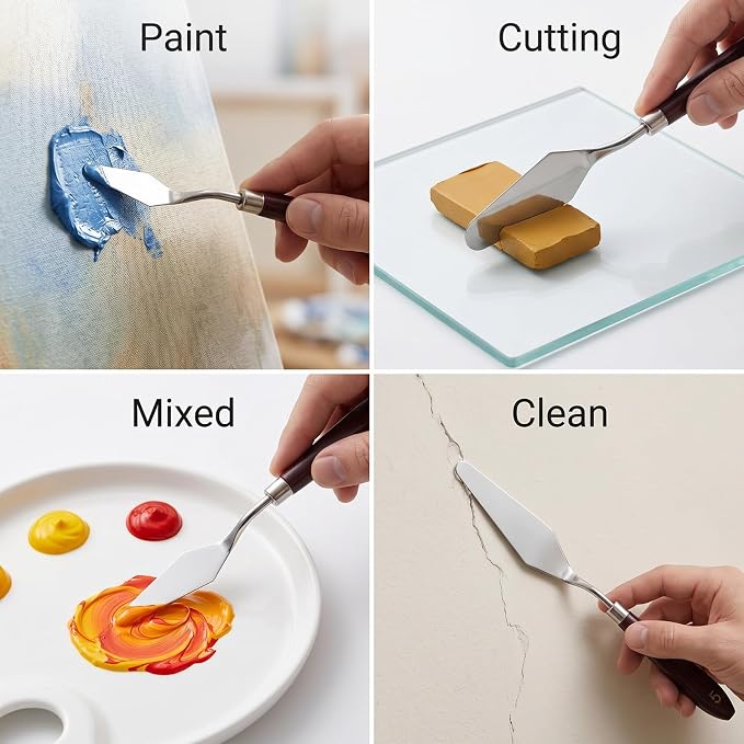 Palette Knife Set, Acrylic Painting & Cake Decorating - Image 5