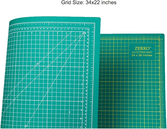 ZERRO Self Healing Cutting Mat 24" x 36", Double Sided & Non-Slip | - Image 3