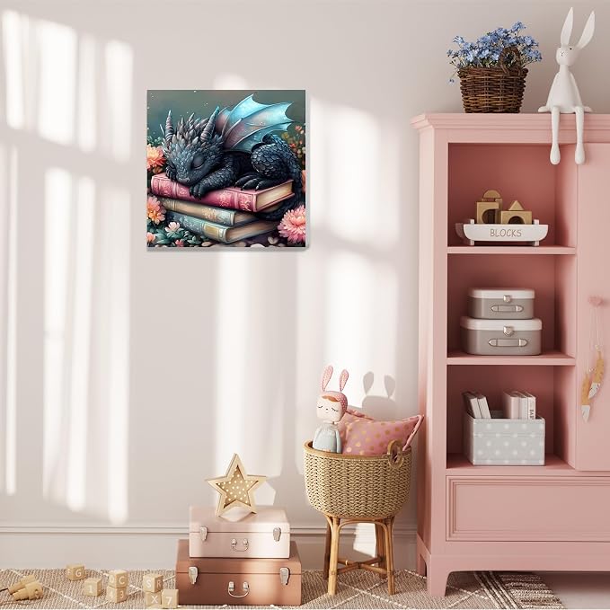hkejoi Dragon Paint by Numbers Kit - Image 6