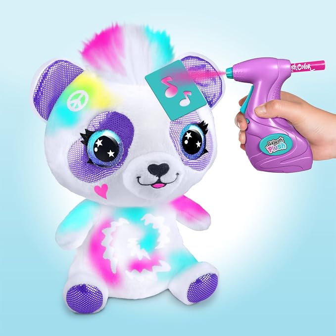 Canal Toys Personalize Airbrush Plush Large Panda! Decorate, Repeat! Customize - Image 13
