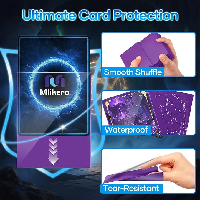 500 Count Card Sleeves, Matte Magic Card Sleeves, Smooth Shuffle & Tear - Image 4