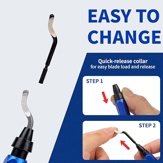 Deburring Tool with 20pcs High Speed Blades, Deburring Tool 3D Printing - Image 3