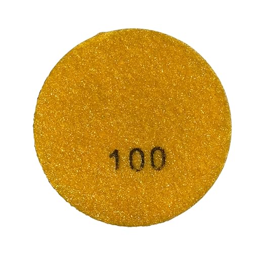 Sandbaggy 3" Metal Bond Diamond Polishing Pad - 100 Grit (8mm Thick) (20, 3-inch)
