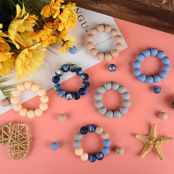 ASTARON 100 Pcs 15mm Silicone Beads - Image 4