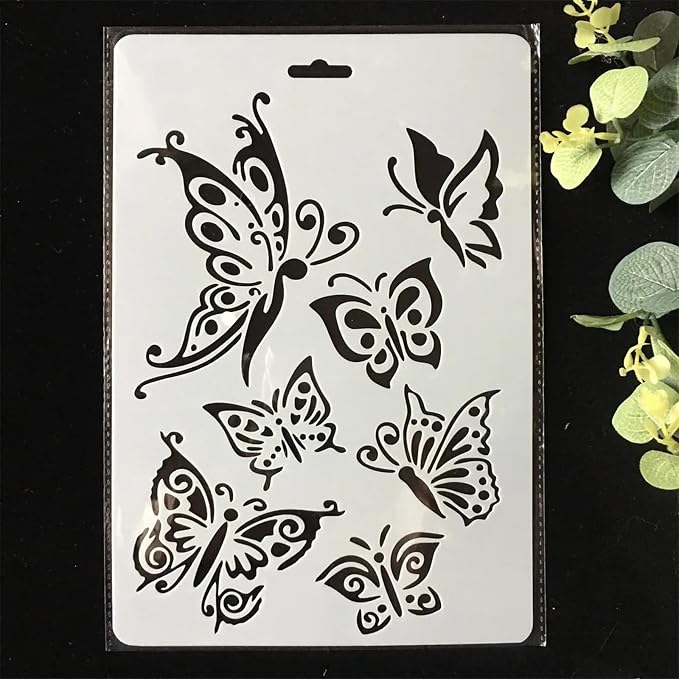 TIAMECH A4 Reusable Butterfly Stencil - Image 5