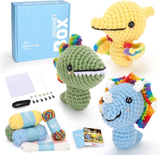 Crochet Kit for Beginners Adults by CROCHETBOX