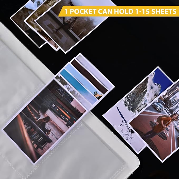 9 Pocket Page Protector, 200 Pack Trading Card Sleeves - Image 4