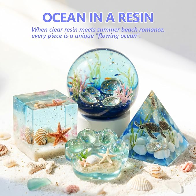 KISREL Epoxy Resin Kit for Beginners, Resin Kit - Image 6