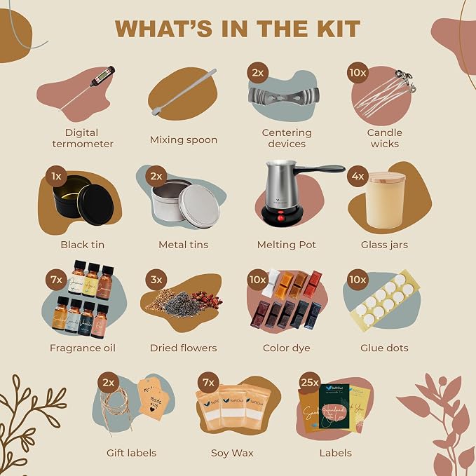 SoftOwl Premium Soy Candle Making Kit - Image 2