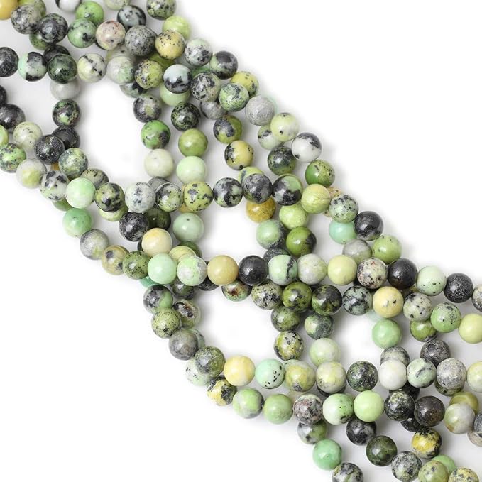 45PCS 8mm Natural Australian Jade Stone Beads Round Loose Beads - Image 4
